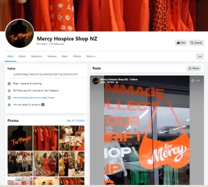 Mercy Hospice shop NZ